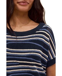 Celtic & Co. Women's Landscape Stripe Knitted Top