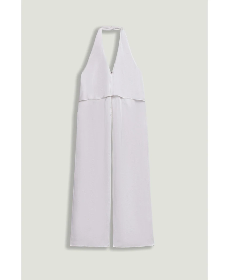 Nocturne Women's Layered Halter Blouse