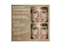 GLO24K Express Eye and Face Lifting Cream, Instant Smoothing and Firming Treatment for Wrinkles, Fine Lines, and Puffiness
