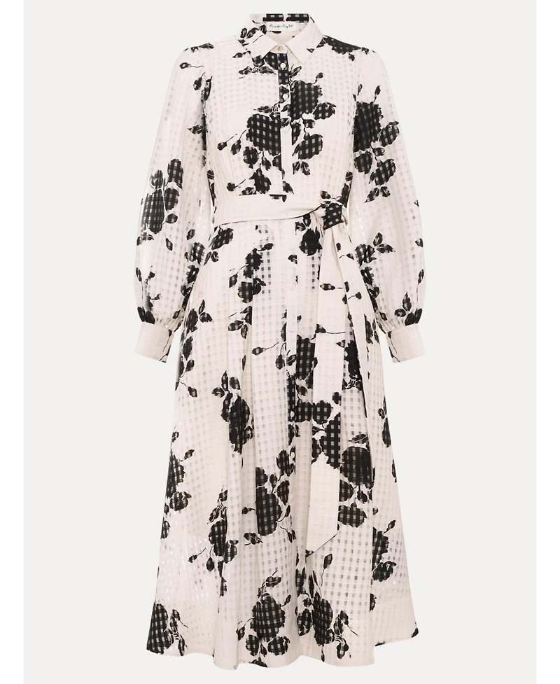 Phase Eight Women's Natalie Floral Belted Shirt Dress