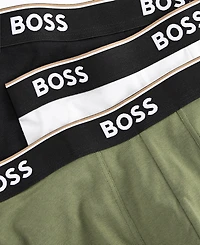 Boss by Hugo Men's Power 3-Pack Stretch Cotton Trunks
