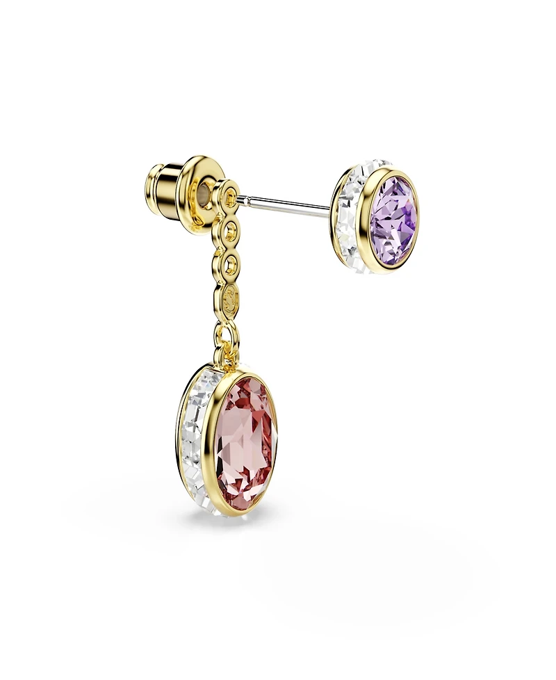 Swarovski Gold-Tone Plated Chroma Drop Earrings
