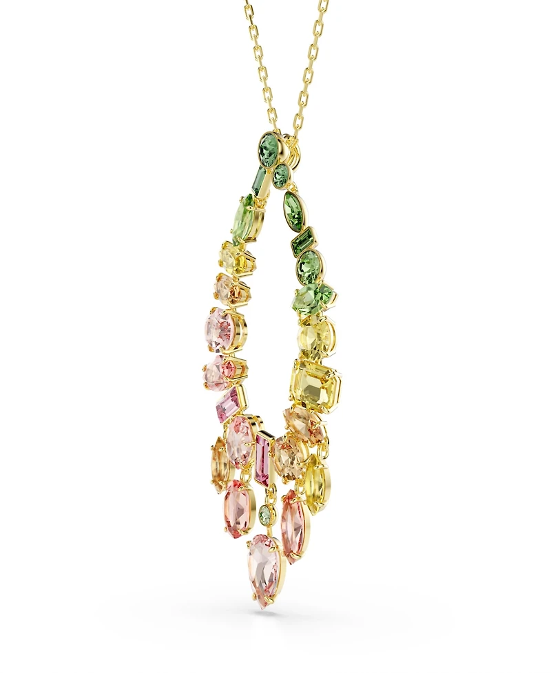 Swarovski Gold-Tone Plated Gema Pendant Necklace