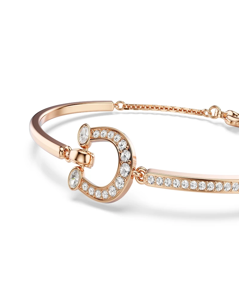 Swarovski Rose Gold-Tone Plated Symbolica Bangle Bracelet