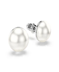 Swarovski Rhodium-Plated Matrix Stud Earrings