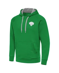 Antigua Men's Kelly Green New York Knicks St. Patrick's Day Victory Raglan Pullover Hoodie