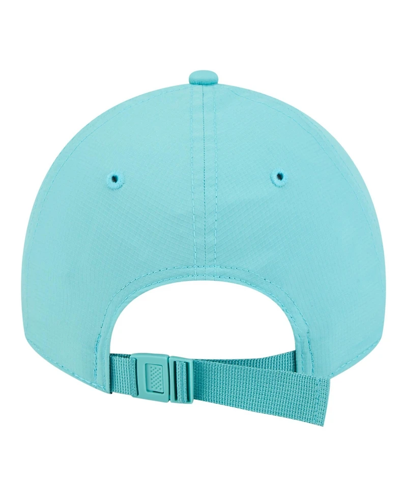 New Era Men's and Women's Turquoise New York Knicks Color Pack Ripstop Casual Classic Adjustable Hat