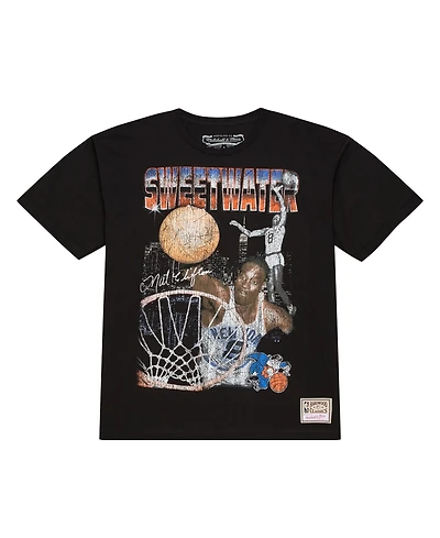 Mitchell & Ness Men's Nathaniel Clifton Black New York Knicks 75th Anniversary Pioneers Player T-Shirt