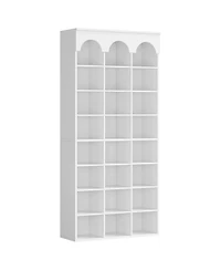Slickblue 70.87 Inch Shoe Storage Cabinet with 24 Cubbies Organizer