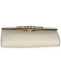 Pre-Owned Gucci Cream Smooth Calfskin Mini Zumi Chain Shoulder Bag