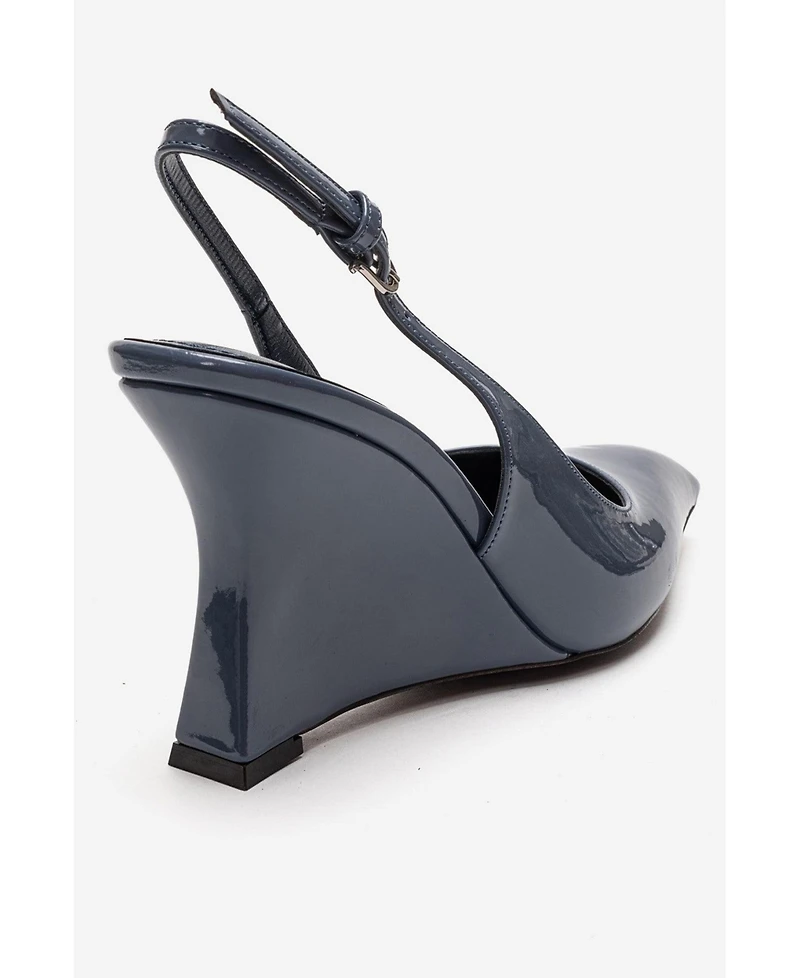 Prologue Shoes Women's Felon Slingback Wedge Pump