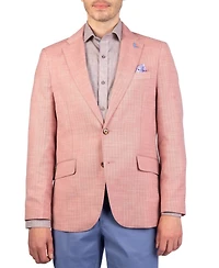 Tailorbyrd Men Solid Dobby Sport Coat