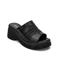 Forever & Always Shoes Nellie Leather Platform Sandal