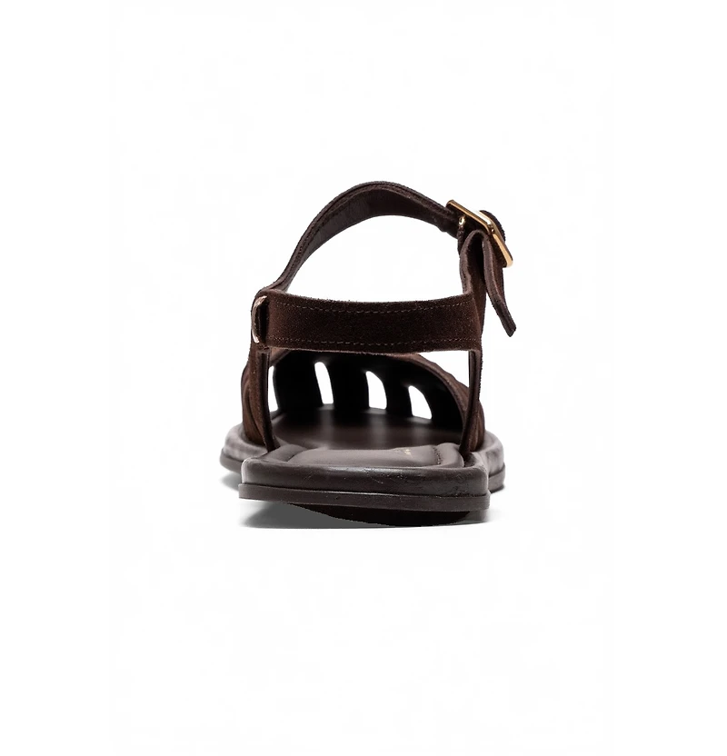 Forever & Always Shoes Chiela Leather Ankle Strap Sandal