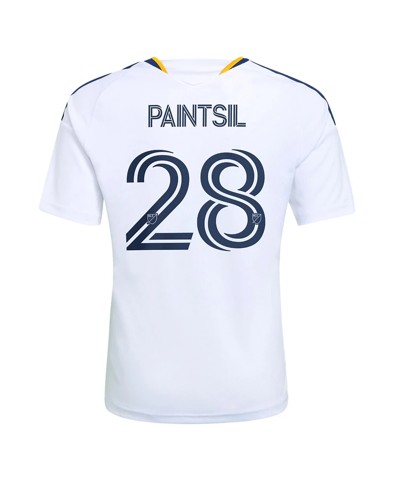 Adidas Big Boys and Girls Joseph Paintsil White La Galaxy 2026 The Velocity Kit Replica Jersey