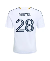 Adidas Big Boys and Girls Joseph Paintsil White La Galaxy 2026 The Velocity Kit Replica Jersey