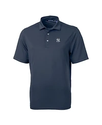 Cutter & Buck Men's Navy New York Yankees Virtue Eco Pique Polo Shirt