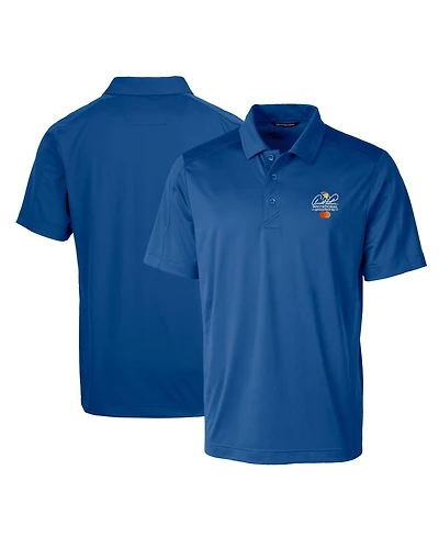Cutter & Buck Men's Blue Arnold Palmer Invitational Prospect Textured Stretch Polo Shirt