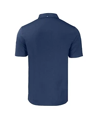 Cutter & Buck Men's Heather Navy Los Angeles Dodgers Stars Stripes Forge Eco Stretch Polo Shirt