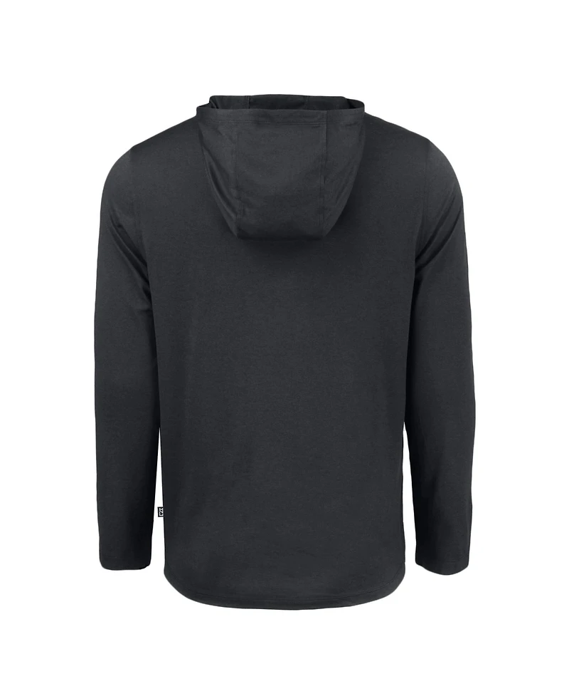 Cutter & Buck Men's Los Angeles Dodgers Coastline Epic Comfort Eco Hoodie Long Sleeve T-Shirt