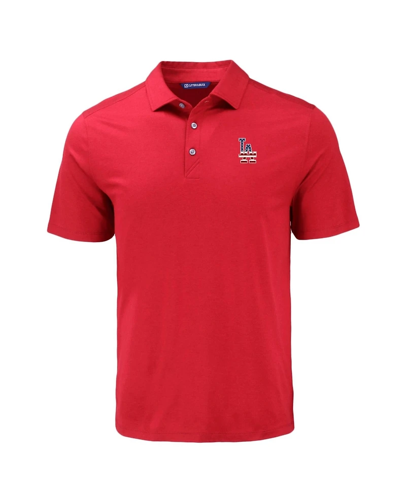 Cutter & Buck Men's Los Angeles Dodgers Coastline Epic Comfort Eco Polo Shirt