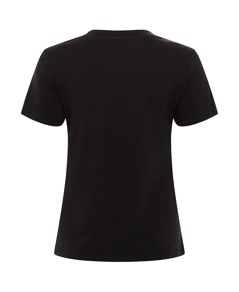 Sportiqe Women's Black Boston Celtics Arcadia Boxy T-Shirt