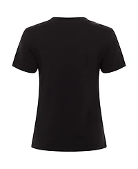 Sportiqe Women's Black Boston Celtics Arcadia Boxy T-Shirt