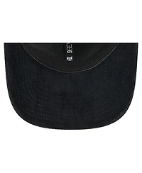 New Era Men's Black Detroit Red Wings Quilted Nylon 9SEVENTY Adjustable Trucker Hat
