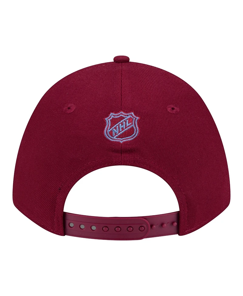 New Era Men's Burgundy Colorado Avalanche 9FORTY M-Crown Adjustable Hat