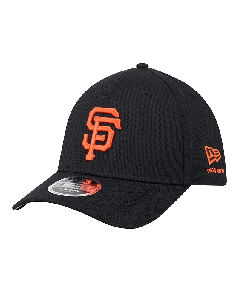 New Era Men's Black San Francisco Giants Dash 39THIRTY Flex Hat