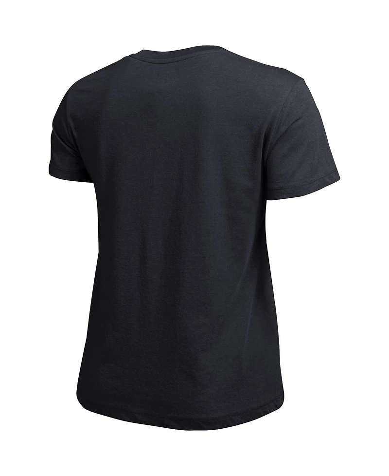 Champion Women's Black Purdue Boilermakers Arched Over Logo T-Shirt