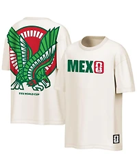 Outerstuff Men's Cream Mexico National Team Fifa World Cup 2026 Livery Oversized 2-Hit T-Shirt