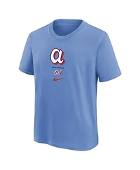 Nike Big Boys and Girls Powder Blue Atlanta Braves 2026 City Connect T-Shirt