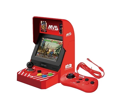 Unico Mvs Mini Home Arcade Console with Controller and 45 Snk Classic Games Including King of Fighters, Metal Slug, Samurai Showdown and More