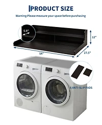 homfan Heavy Duty Laundry Shelf Over Washer and Dryer