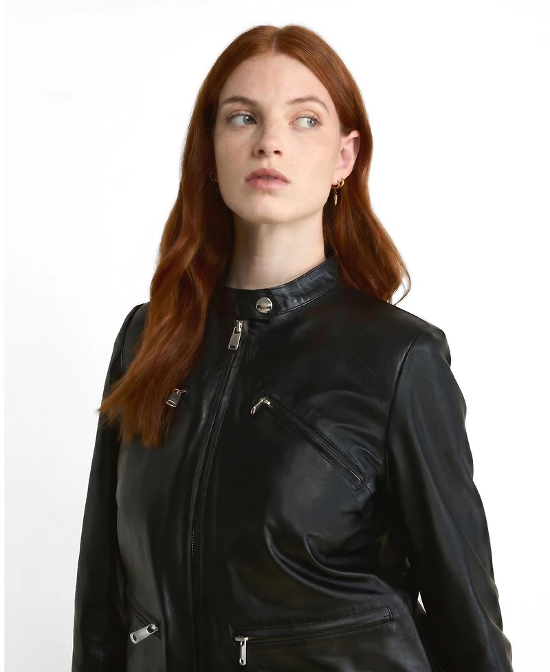 Furniq Uk Women's Leather Jacket