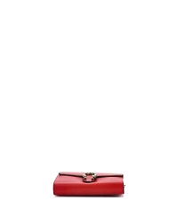 Pre-Owned Gucci Small Dionysus Chain Wallet Leather with Embellished Detail