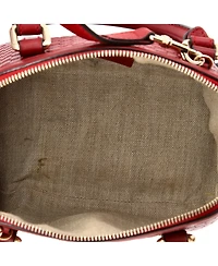 Pre-Owned Gucci Mini Convertible Dome Satchel Microguccissima Leather