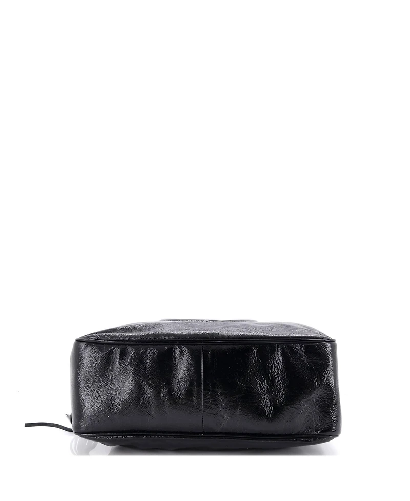 Pre-Owned Gucci Medium Soho Chain Zip Shoulder Bag Patent