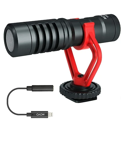 Movo VXR10 Universal Video Microphone with Lightning Adapter