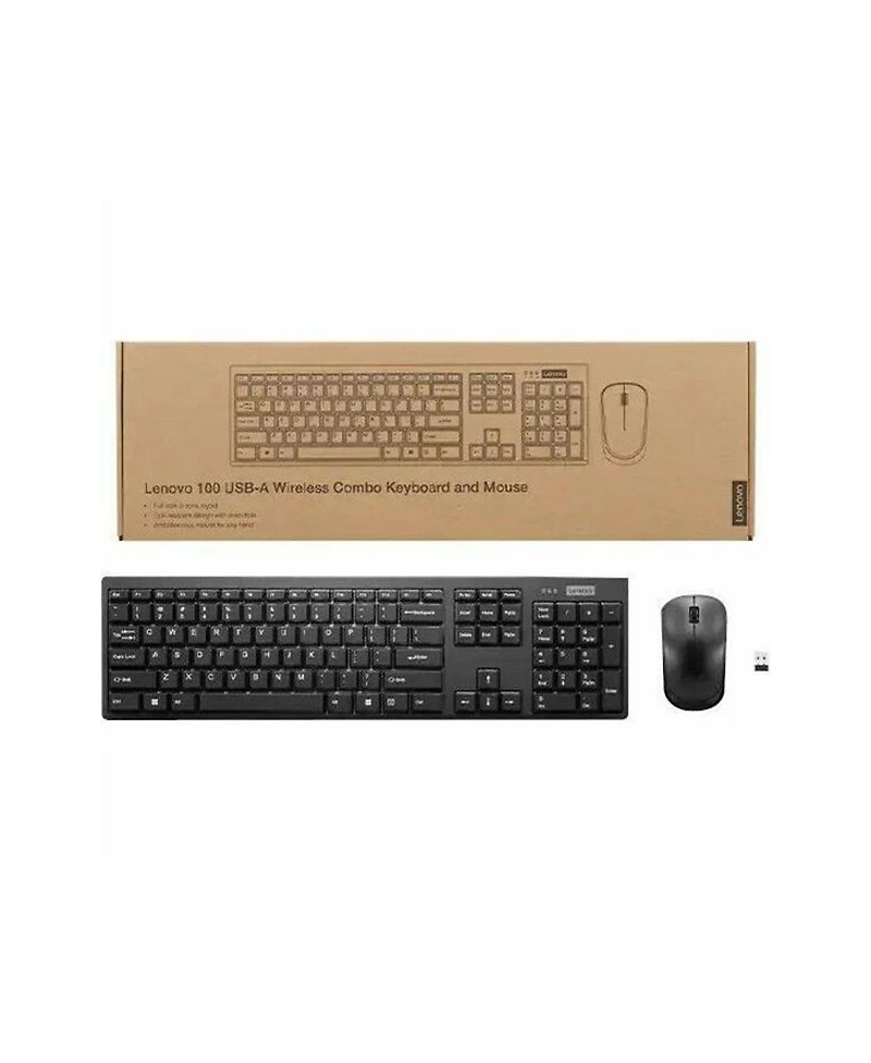 Lenovo 100 Wireless Usb-a Keyboard and Mouse Combo