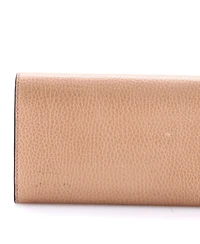 Pre-Owned Gucci Icon Continental Wallet Leather