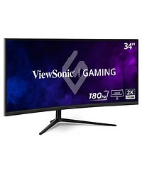 ViewSonic VX3418C-2K 34 Inch 21:9 UltraWide Qhd 180Hz Mva Led Curved Gaming Monitor