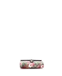 Pre-Owned Gucci Small Dionysus Chain Wallet Blooms Print Gg Coated Canvas