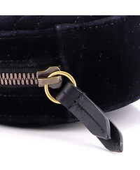 Pre-Owned Gucci Gg Marmont Belt Bag Matelasse Velvet