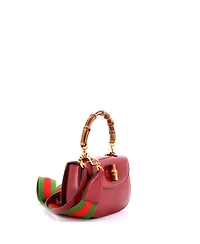 Pre-Owned Gucci Small Bamboo 1947 Top Handle Bag Leather