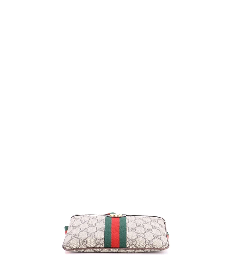 Pre-Owned Gucci Ophidia Heart Utility Double Belt Bag Gg Coated Canvas