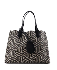 Pre-Owned Gucci Medium Reversible Tote Caleido Gg Print Leather
