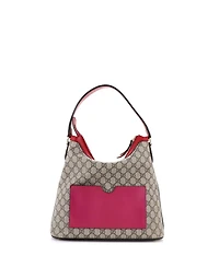 Pre-Owned Gucci Linea A Hobo Gg Coated Canvas
