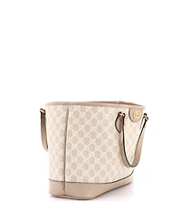 Pre-Owned Gucci Small Ophidia Top Handle Shopping Tote Gg Coated Canvas and Leather